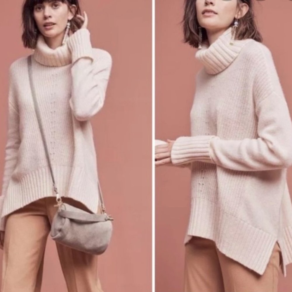 Moth by Anthropologie Wool Turtle Neck - Picture 1 of 9